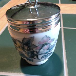 Royal Worcester EGG COOKER Canister Jar Container w/ Lid